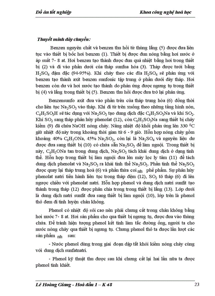 image for page Đồ án tốt nghiệp Khoa công nghệ hoá học
