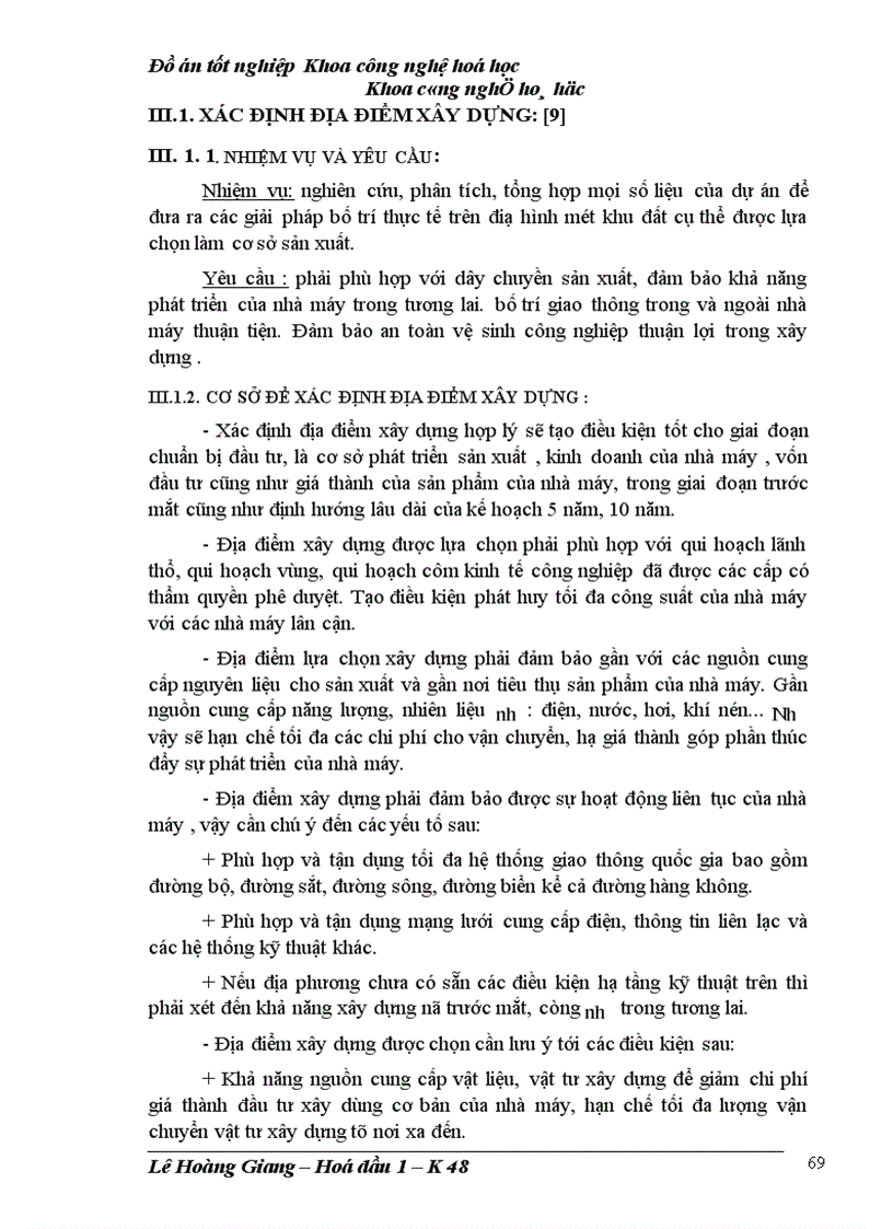 image for page Đồ án tốt nghiệp Khoa công nghệ hoá học