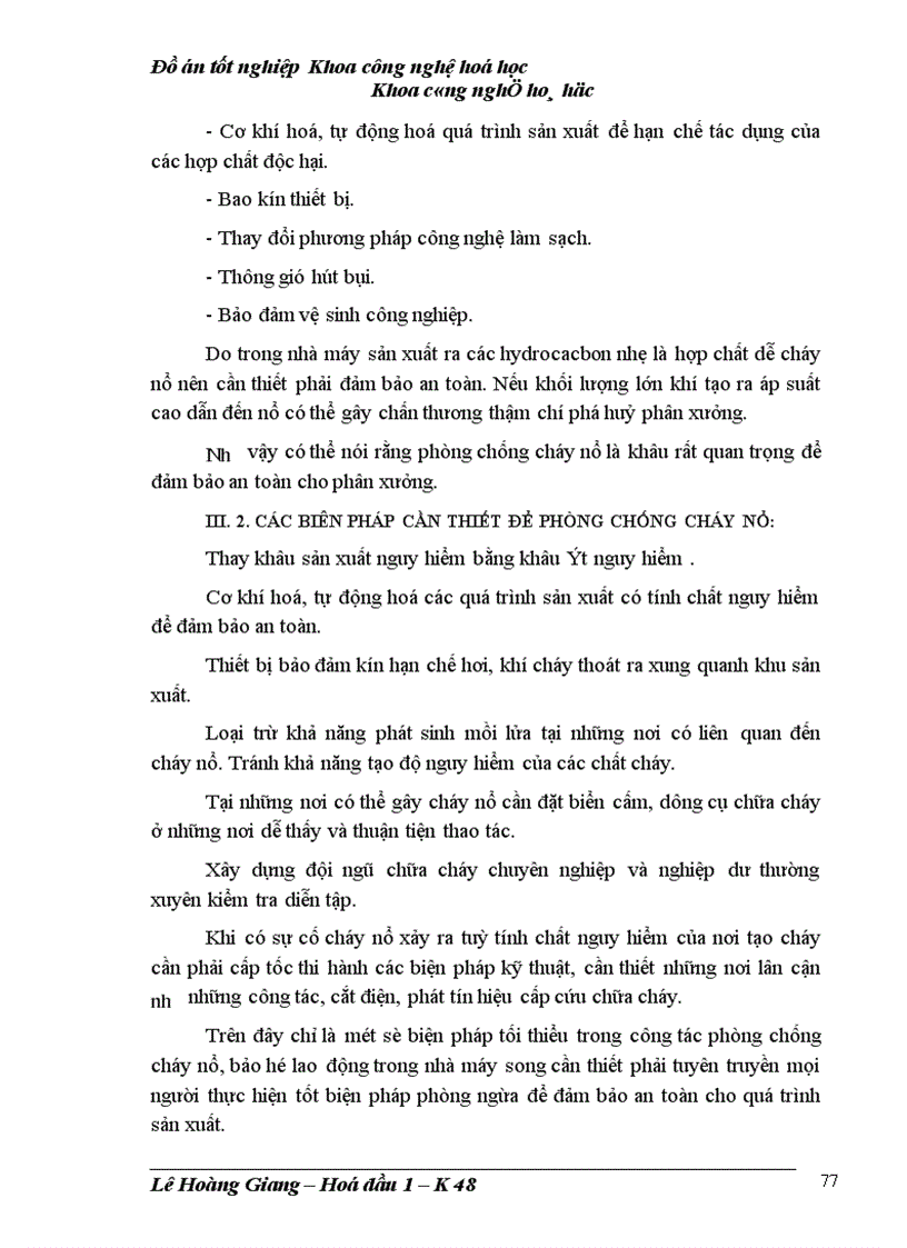 image for page Đồ án tốt nghiệp Khoa công nghệ hoá học
