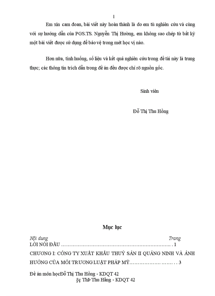 image for page Ảnh hưởng của môi trường luật pháp Mỹ tới hoạt động kinh doanh của công ty xuất khẩu thuỷ sản II