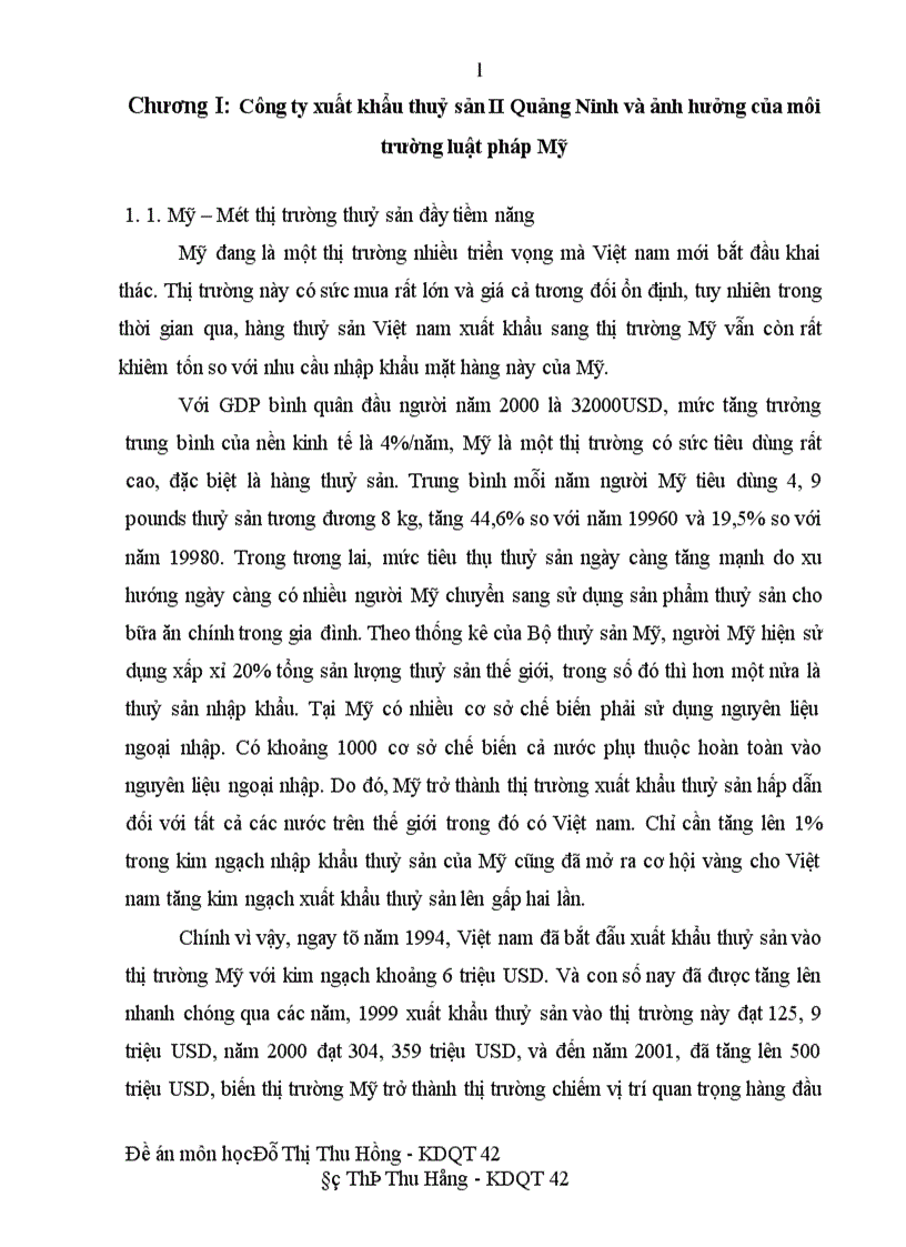 image for page Ảnh hưởng của môi trường luật pháp Mỹ tới hoạt động kinh doanh của công ty xuất khẩu thuỷ sản II