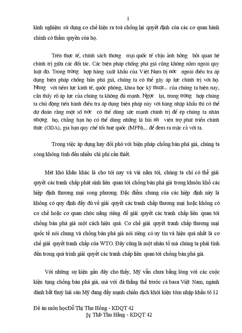 image for page Ảnh hưởng của môi trường luật pháp Mỹ tới hoạt động kinh doanh của công ty xuất khẩu thuỷ sản II