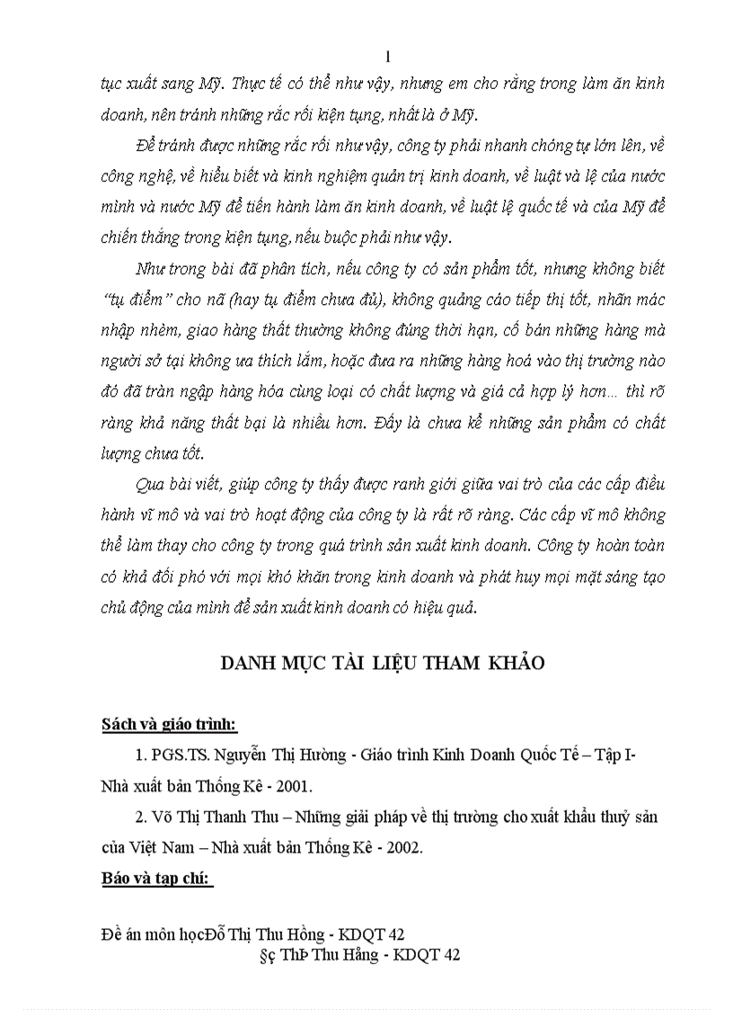 image for page Ảnh hưởng của môi trường luật pháp Mỹ tới hoạt động kinh doanh của công ty xuất khẩu thuỷ sản II