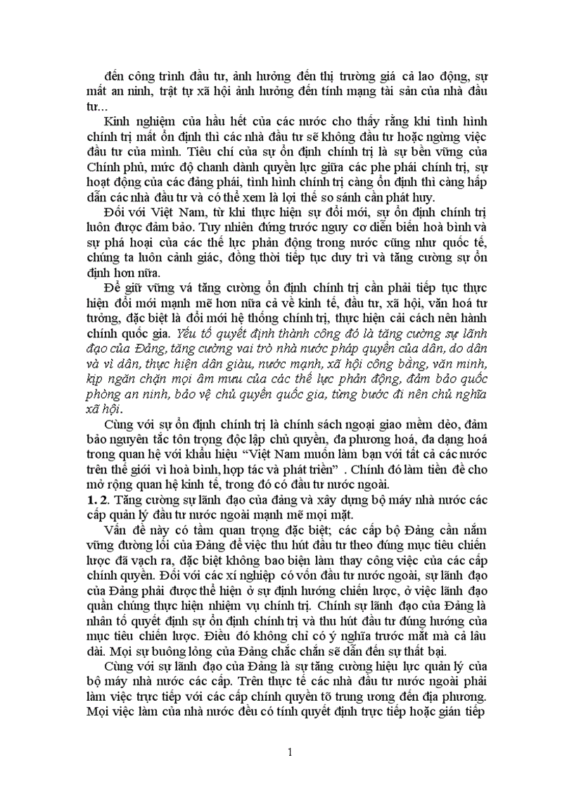 image for page Lý luận xuất khẩu tư bản và vấn đề thu hút đầu tư trực tiếp nước ngoài FDI Việt Nam hiện nay