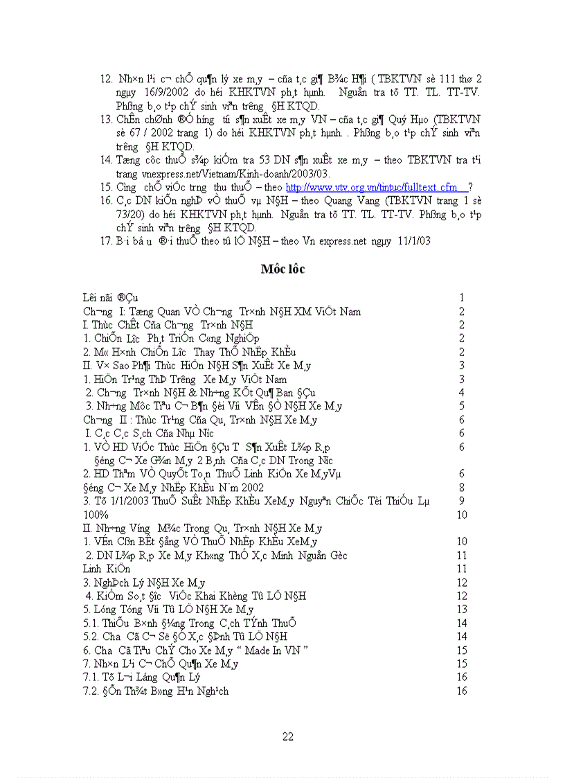 image for page Thực Trạng Của Chương Trình NĐH