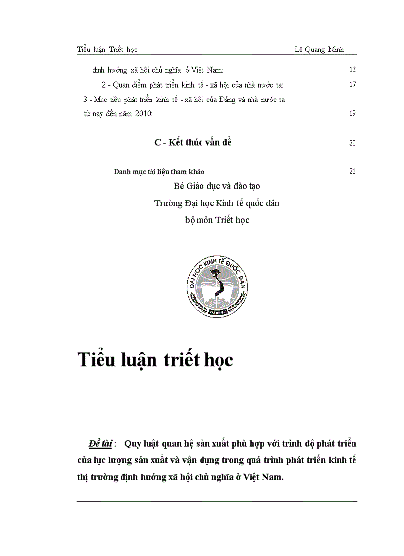 image for page Quy luật quan hệ sản xuất phù hợp với trình độ phát triển của lực lượng sản xuất và vận dụng trong quá trình phát triển kinh tế thị trường định hướng xã hội chủ nghĩa ở Việt Nam 1