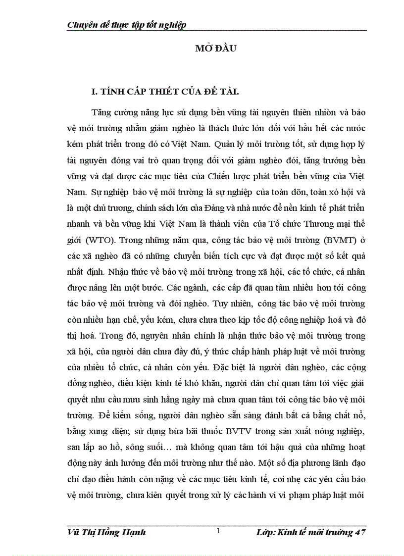 image for page Đề xuất 1 số giải pháp quản lý môi trường tại các xã nghèo tại Hà Nội Hà Tây cũ 1