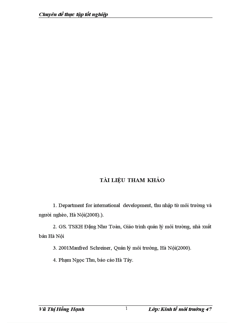 image for page Đề xuất 1 số giải pháp quản lý môi trường tại các xã nghèo tại Hà Nội Hà Tây cũ 1