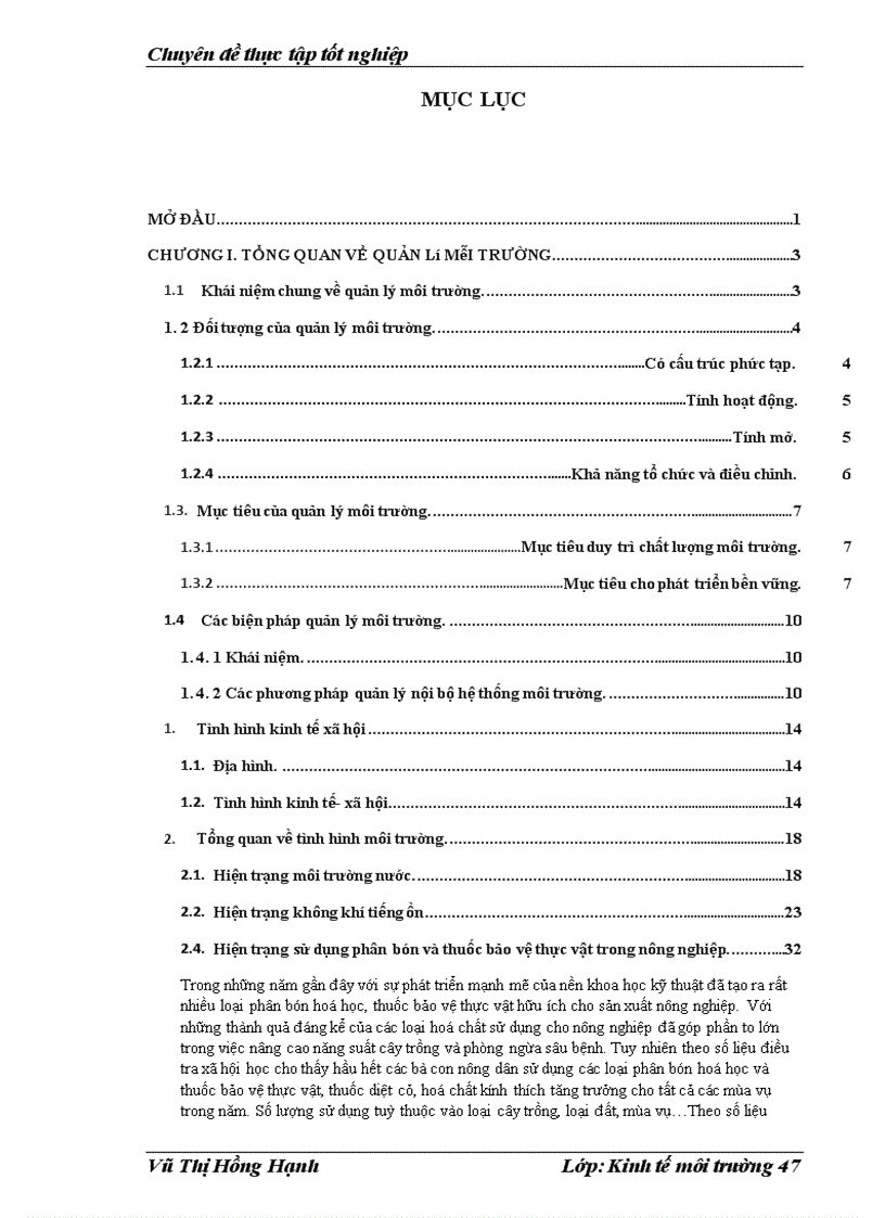 image for page Đề xuất 1 số giải pháp quản lý môi trường tại các xã nghèo tại Hà Nội Hà Tây cũ 1