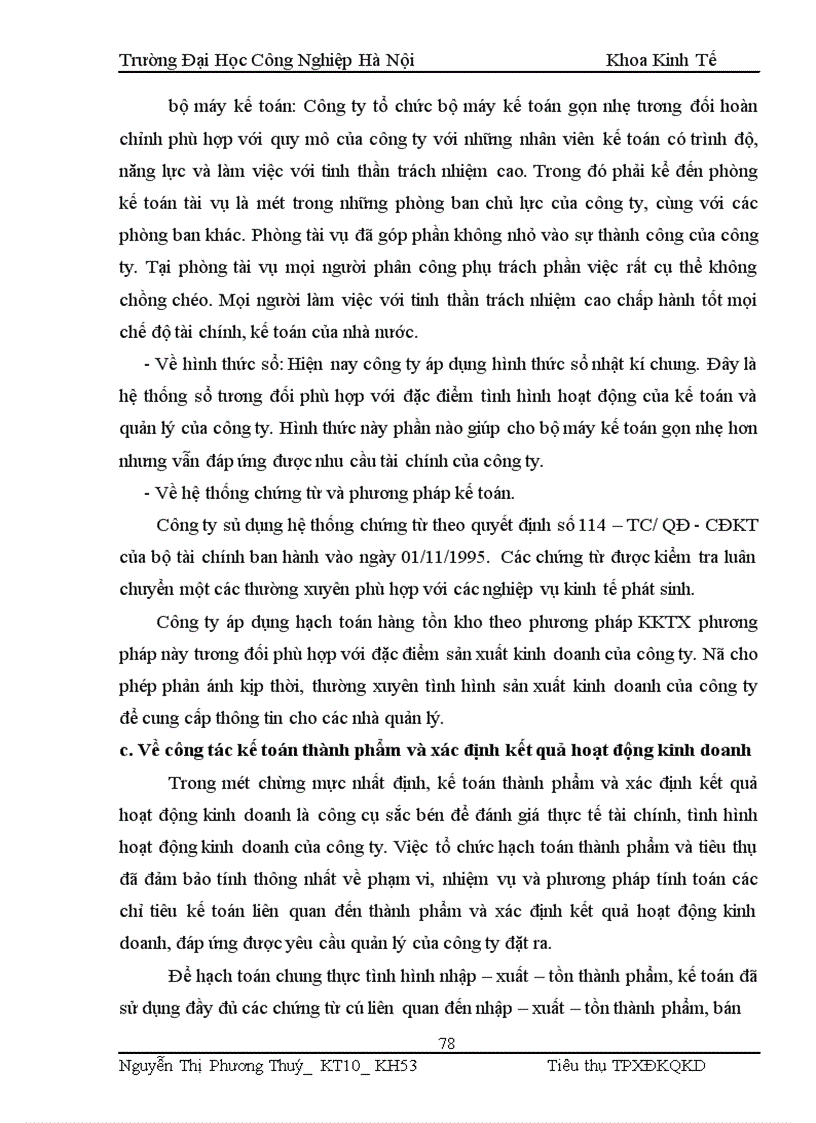 image for page Tổ chức kế toán thành phẩm tiêu thụ và xác định kết quả hoạt động sản xuất kinh doanh ở công ty TNHH phát triển mạng lưới toàn cầu Nam Dũng