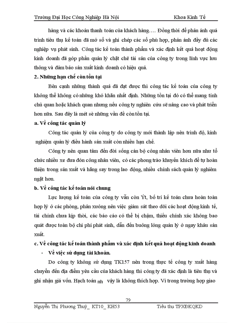 image for page Tổ chức kế toán thành phẩm tiêu thụ và xác định kết quả hoạt động sản xuất kinh doanh ở công ty TNHH phát triển mạng lưới toàn cầu Nam Dũng