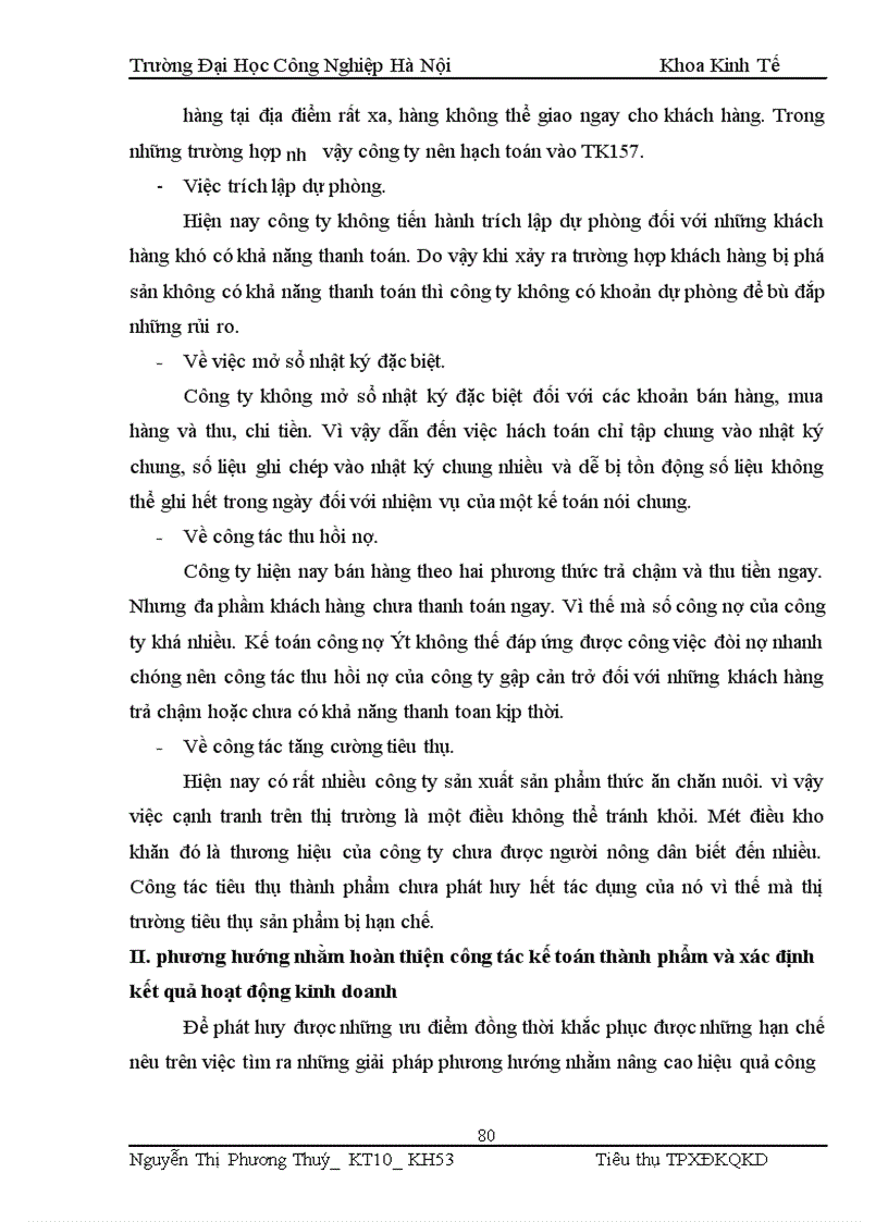 image for page Tổ chức kế toán thành phẩm tiêu thụ và xác định kết quả hoạt động sản xuất kinh doanh ở công ty TNHH phát triển mạng lưới toàn cầu Nam Dũng