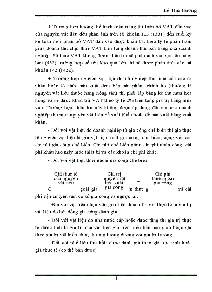 image for page Tổ chức công tác kế toán nguyên vật liệu tại công ty Dệt May Hà Nội 1