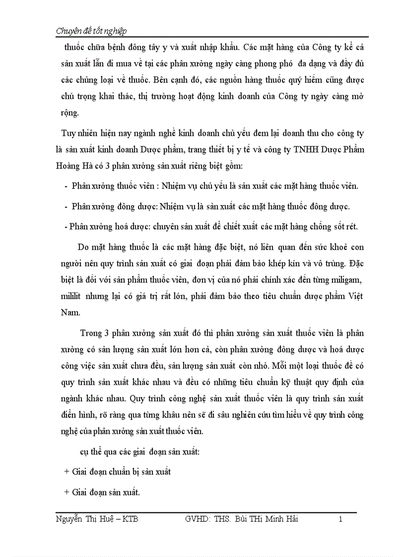 image for page Hoàn Thiện kế toán tập hợp chi phí sản xuất và tính giá thành sản phẩm tại Công ty TNHH Dược Phẩm Hoàng Hà 1