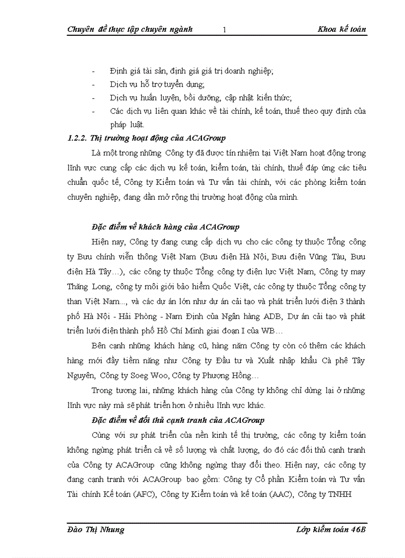 image for page Hoàn thiện kiểm toán chu trình hàng tồn kho trong kiểm toán Báo cáo Tài chính do Công ty Kiểm toán và Tư vấn Tài chính ACAGroup thực hiện 1