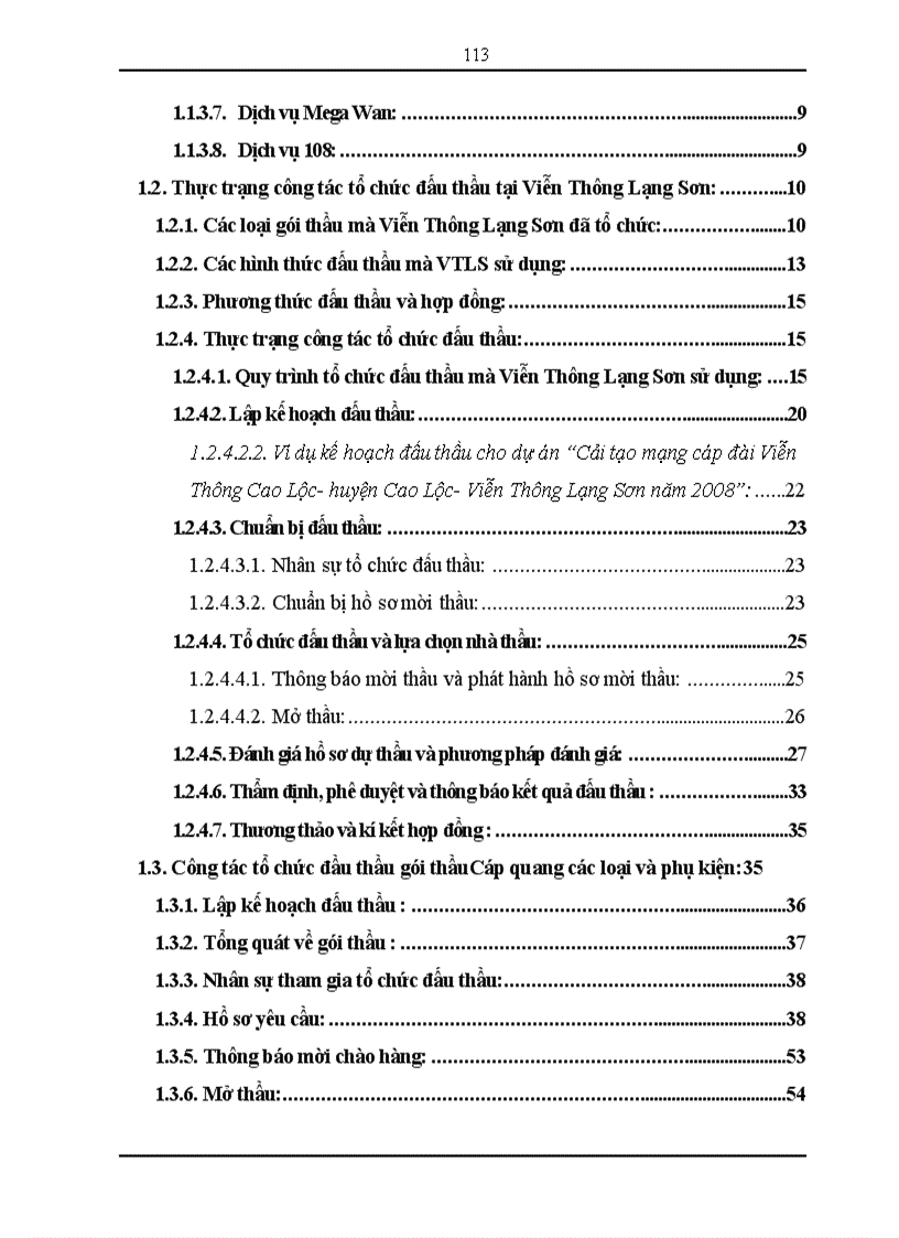 image for page Công tác tổ chức đấu thầu tại Viễn Thông Lạng Sơn Thực trạng và giải pháp