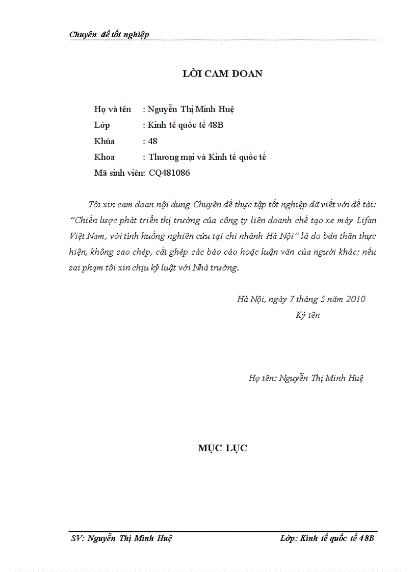 image for page Chiến lược phát triển thị trường của công ty liên doanh chế tạo xe máy Lifan Việt Nam với tình huống nghiên cứu tại chi nhánh Hà Nội