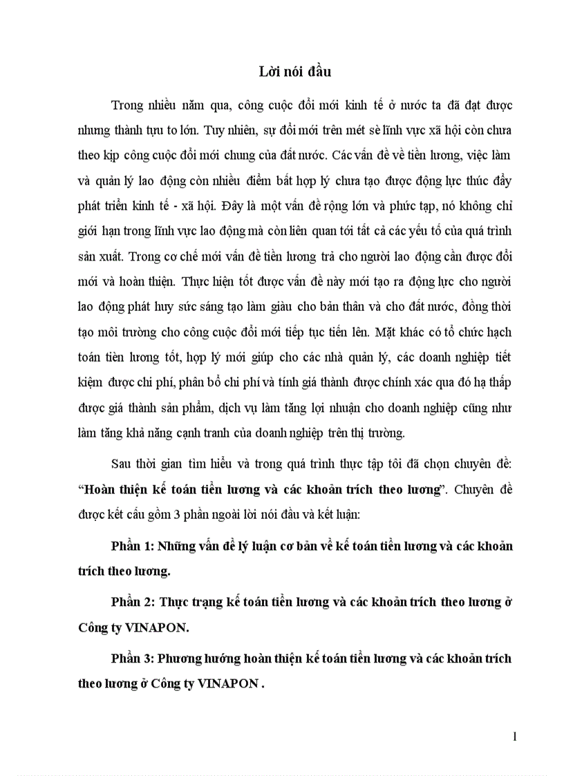 image for page Hoàn thiện kế toán tiền lương và các khoản trích theo lương 1