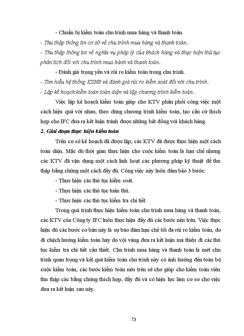 image for page Công việc kiểm toán chu trình mua hàng và thanh toán trong kiểm toán báo cáo tài chính tại công ty TNHH kiểm toán và tư vấn tài chính quốc tế IFC 1