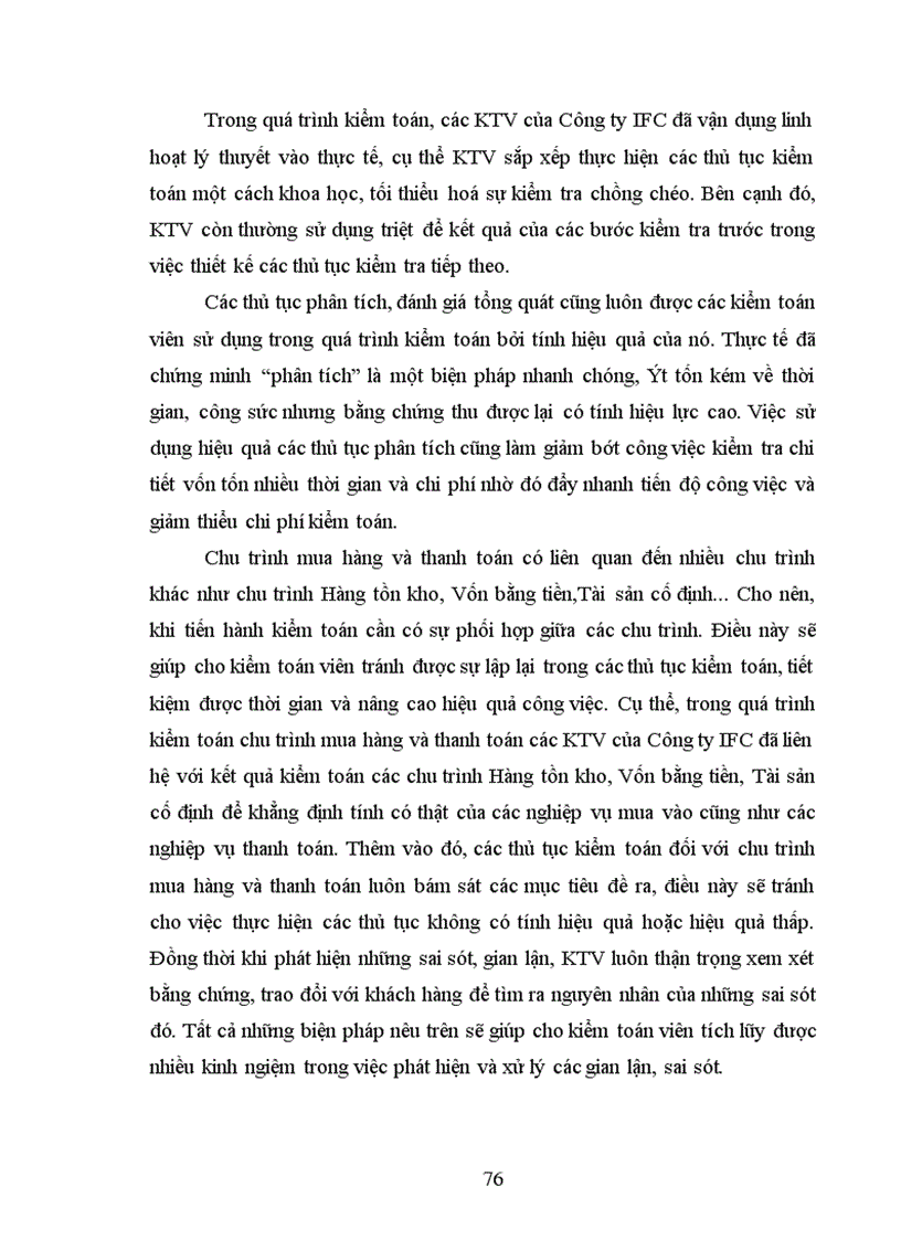 image for page Công việc kiểm toán chu trình mua hàng và thanh toán trong kiểm toán báo cáo tài chính tại công ty TNHH kiểm toán và tư vấn tài chính quốc tế IFC 1