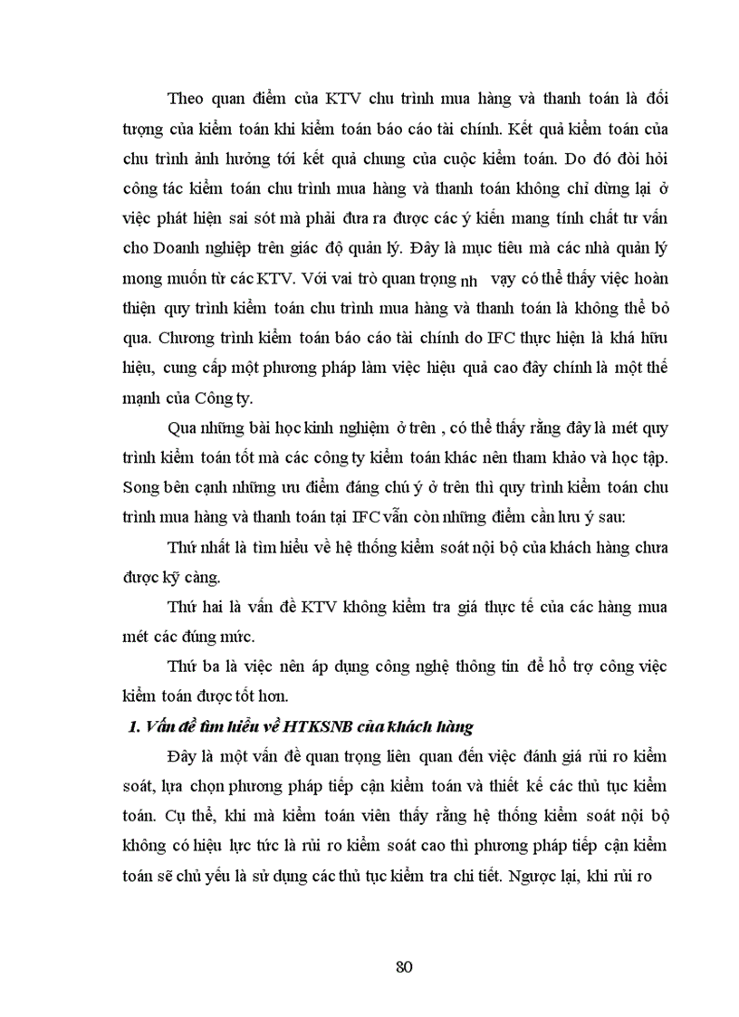 image for page Công việc kiểm toán chu trình mua hàng và thanh toán trong kiểm toán báo cáo tài chính tại công ty TNHH kiểm toán và tư vấn tài chính quốc tế IFC 1