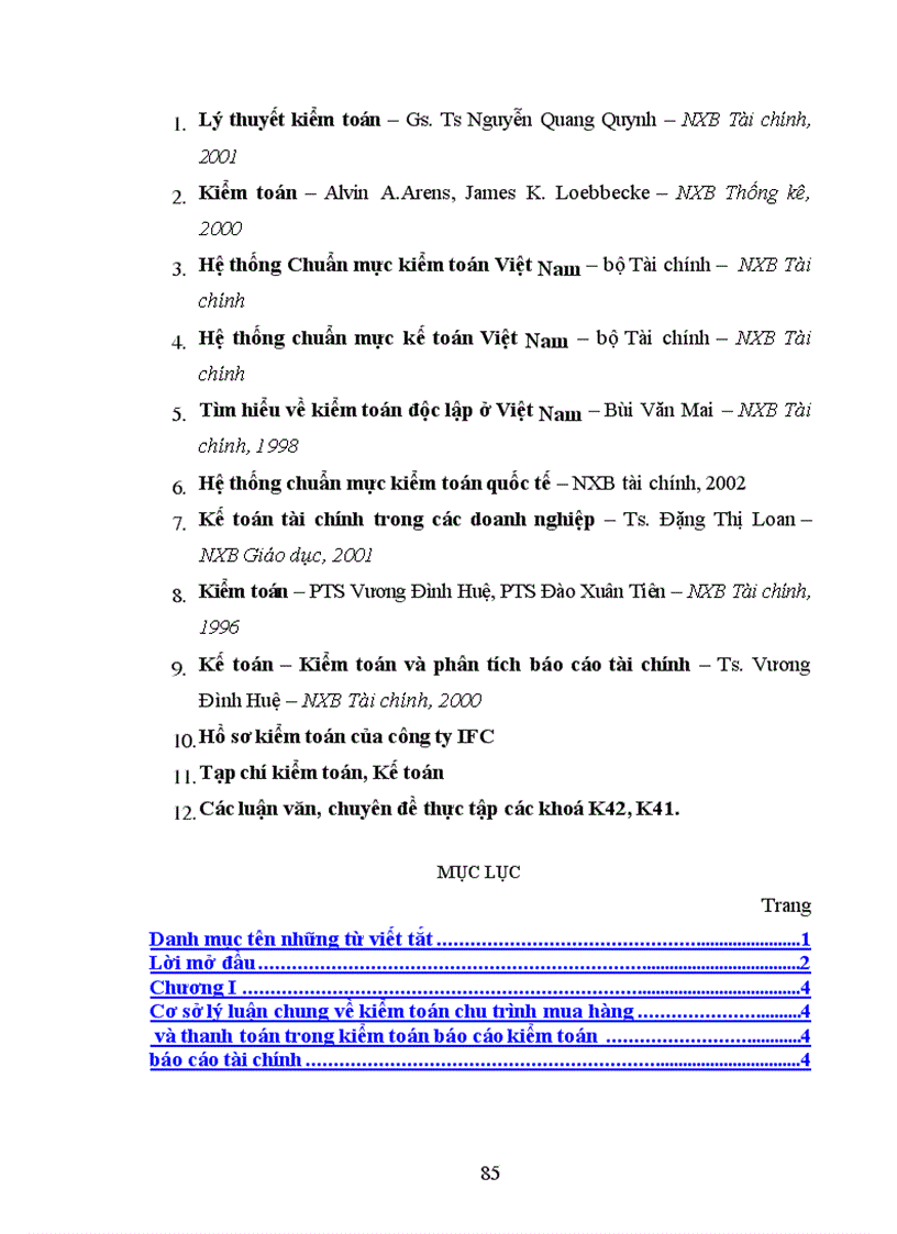 image for page Công việc kiểm toán chu trình mua hàng và thanh toán trong kiểm toán báo cáo tài chính tại công ty TNHH kiểm toán và tư vấn tài chính quốc tế IFC 1