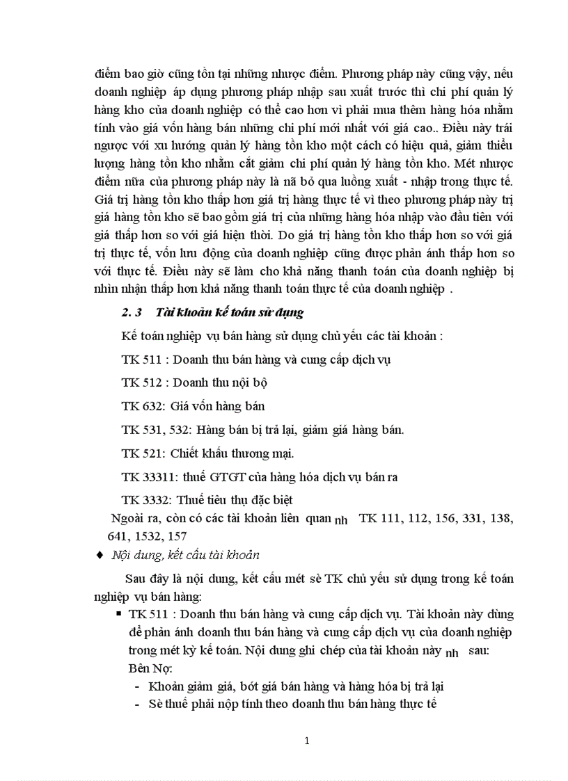 image for page Hoàn thiện kế toán lưu chuyển hàng hoá và xác định kết quả tiêu thụ tại chi nhánh công ty Điện máy thành phố Hồ Chí Minh 1