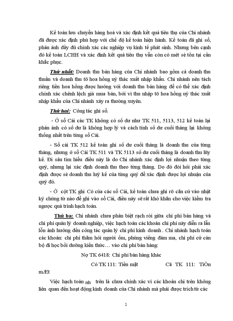 image for page Hoàn thiện kế toán lưu chuyển hàng hoá và xác định kết quả tiêu thụ tại chi nhánh công ty Điện máy thành phố Hồ Chí Minh 1