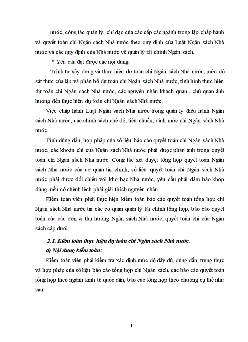 image for page Trình tự kiểm toán đối với kiểm toán Ngân sách Nhà nước 1