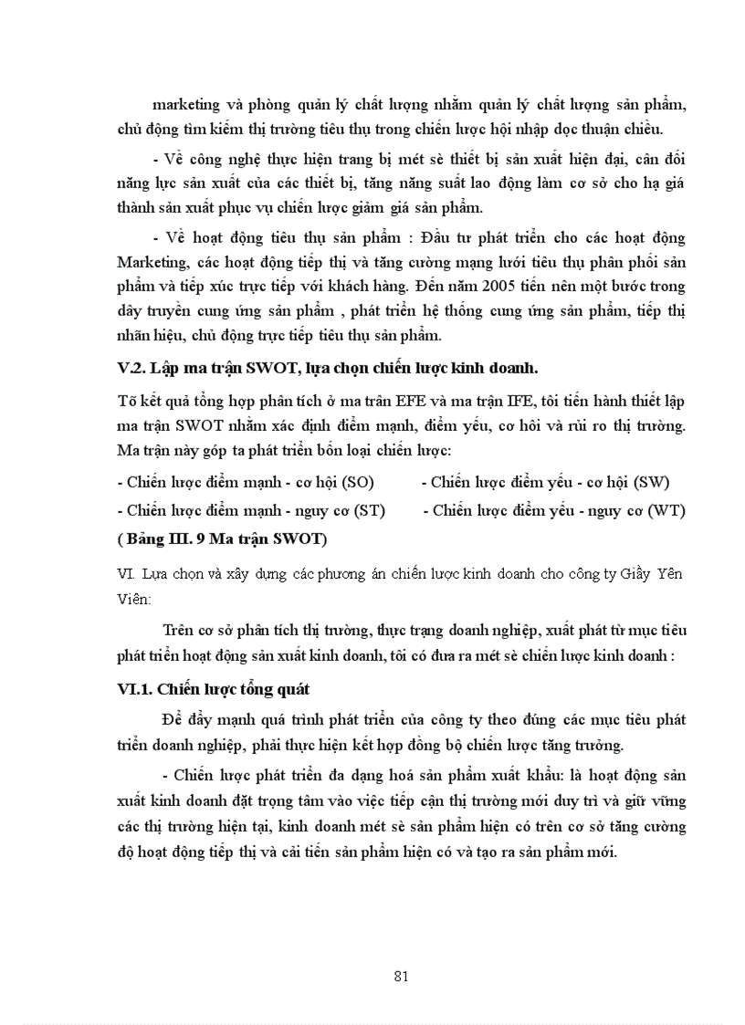 image for page Xây dựng chiến lược kinh doanh tại Công ty Giầy Yên Viên