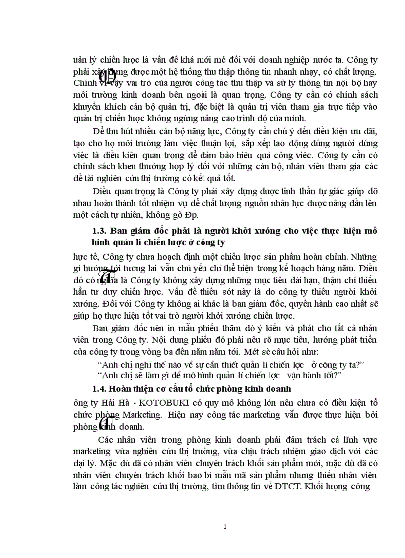 image for page Một số giải pháp nhằm hoạch định chiến lược sản phẩm ở công ty Hải Hà KOTOGUKI 1