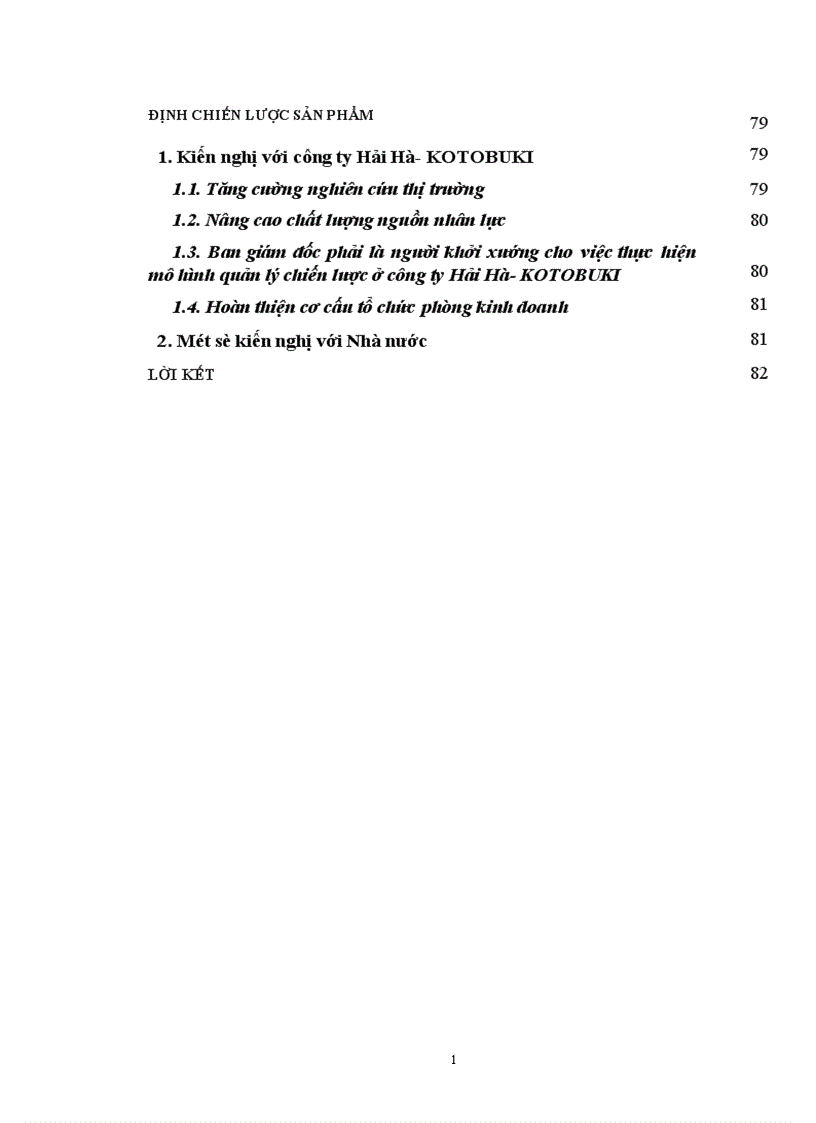 image for page Một số giải pháp nhằm hoạch định chiến lược sản phẩm ở công ty Hải Hà KOTOGUKI 1