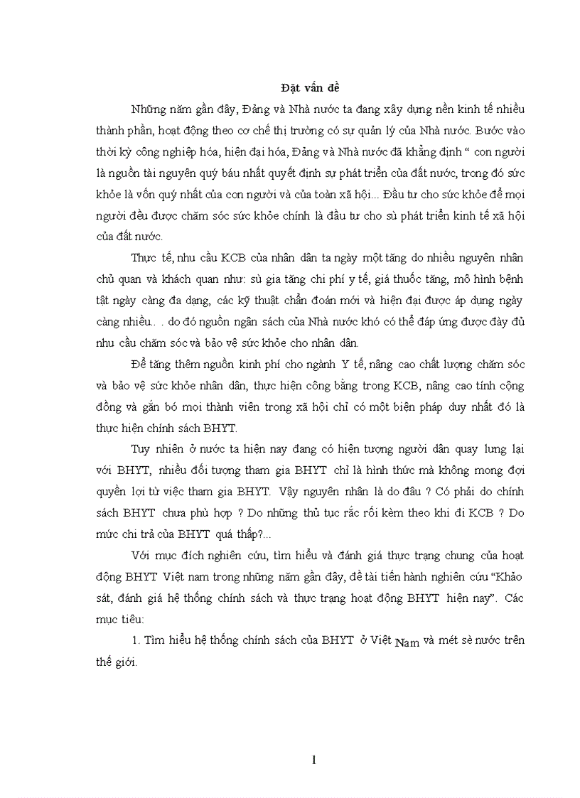 image for page Khảo sát đánh giá hệ thống chính sách và thực trạng hoạt động BHYT hiện nay 1