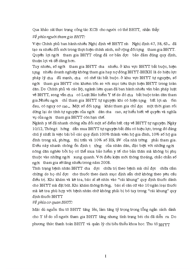 image for page Khảo sát đánh giá hệ thống chính sách và thực trạng hoạt động BHYT hiện nay 1
