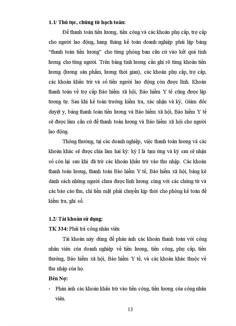 image for page Phương hướng hoàn thiện kế toán tiền lương và các khoản trích theo lương tại Công ty HANECO 1