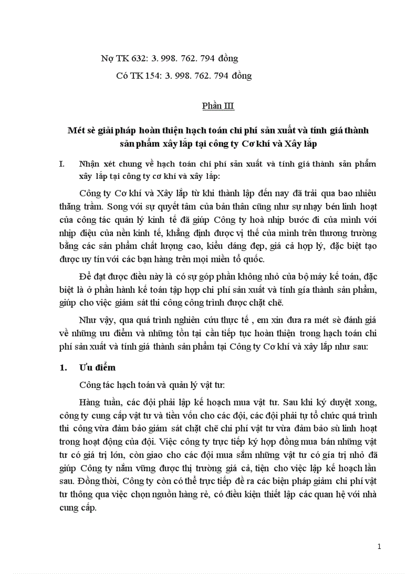 image for page Hạch toán chi phí sản xuất và tính giá thành sản phẩm Xây lắp 1