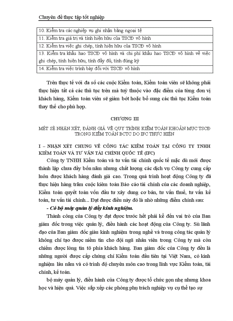 image for page Thực trạng kiểm toán khoản mục TSCĐ trong kiểm toán báo cáo tài chính do công ty TNHH Kiểm toán và Tư vấn tài chính quốc tế IFC thực hiện 1