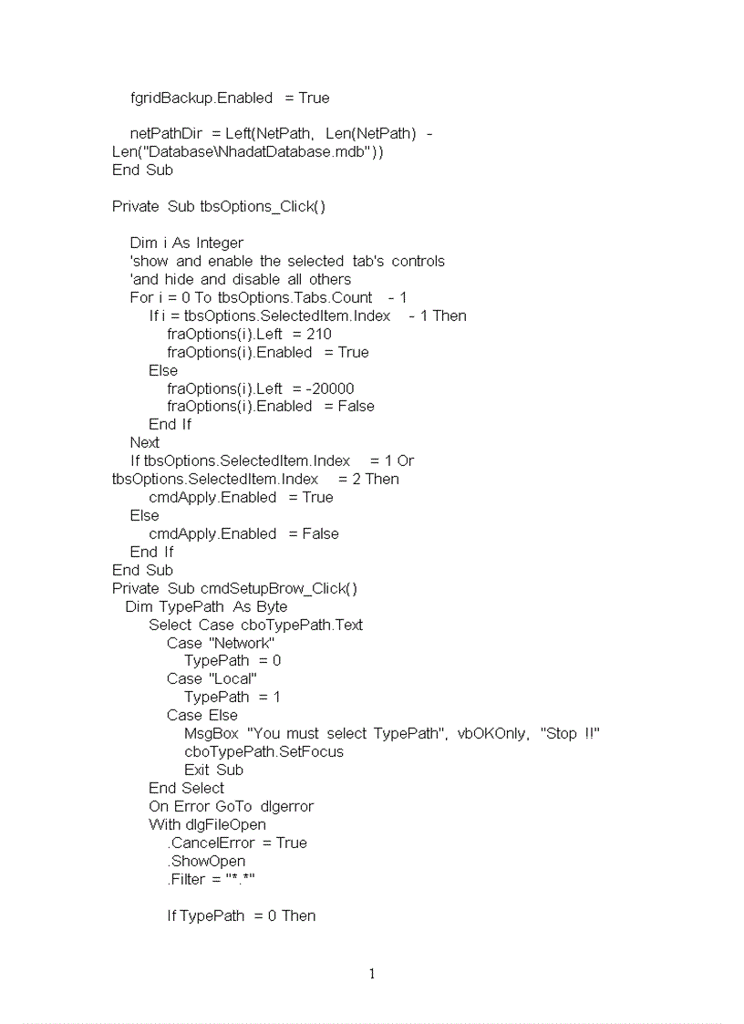 image for page ngôn ngữ Visual Basic Quản lý một trung tâm giới thiệu và buôn bán bất động sản