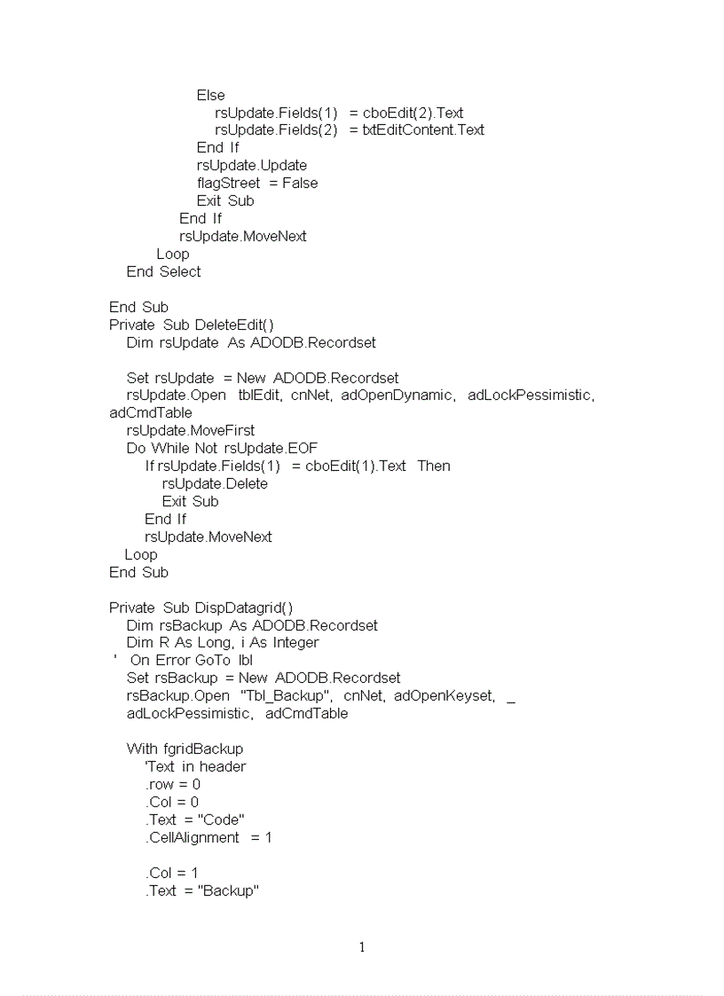 image for page ngôn ngữ Visual Basic Quản lý một trung tâm giới thiệu và buôn bán bất động sản