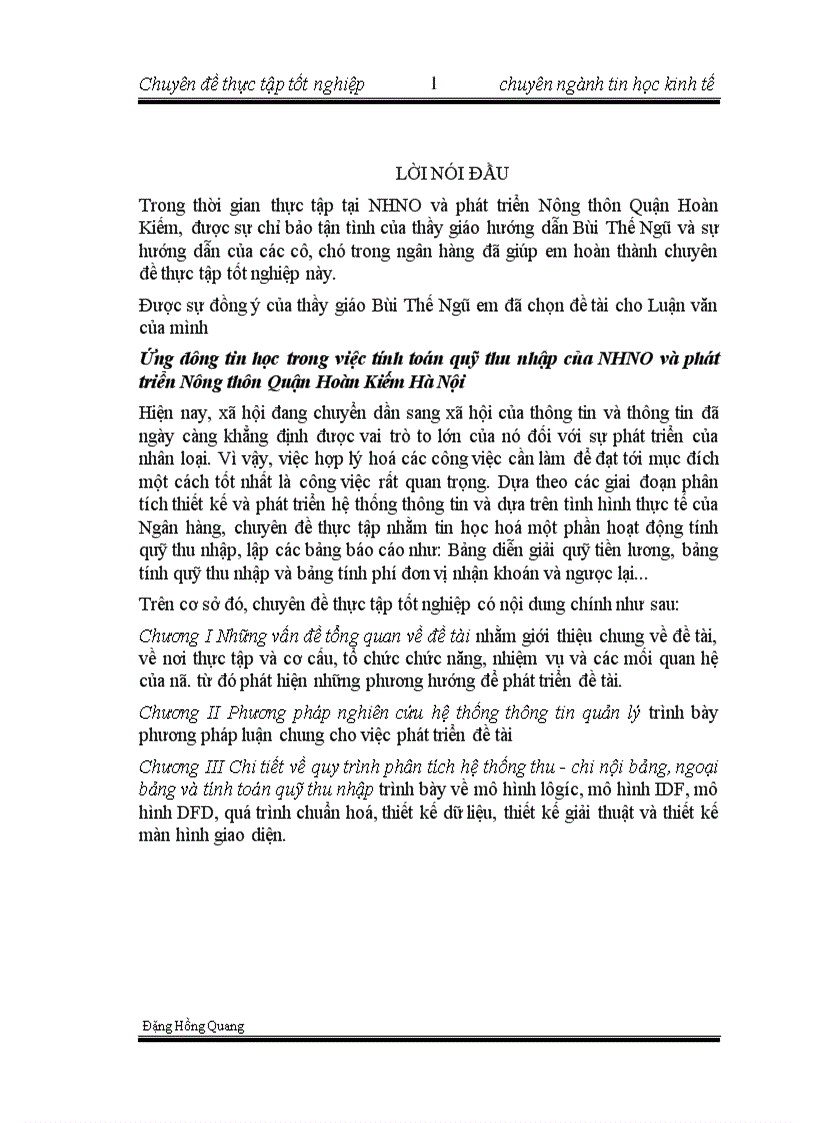 image for page ứng dụng tin học trong việc tính toán quỹ thu nhập của NHNO và phát triển Nông thôn Quận Hoàn Kiếm Hà Nội