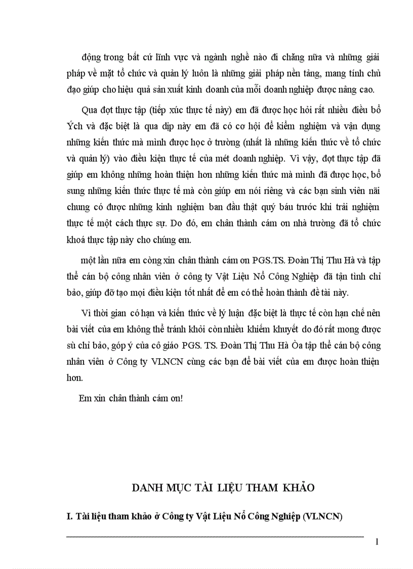 image for page Một số giải pháp về tổ chức và quản lý nhằm góp phần nâng cao hiệu quả sản xuất kinh doanh tại công ty VLNCN