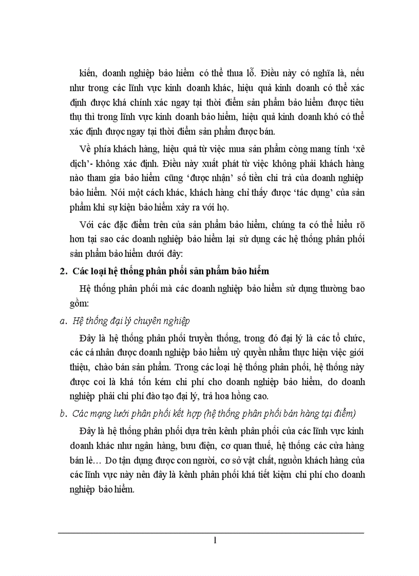 image for page Thực trạng phân phối sản phẩm bảo hiểm phi nhân thọ của Bảo Việt Hà Nội qua hệ thống đại lý và môi giới bảo hiểm 1