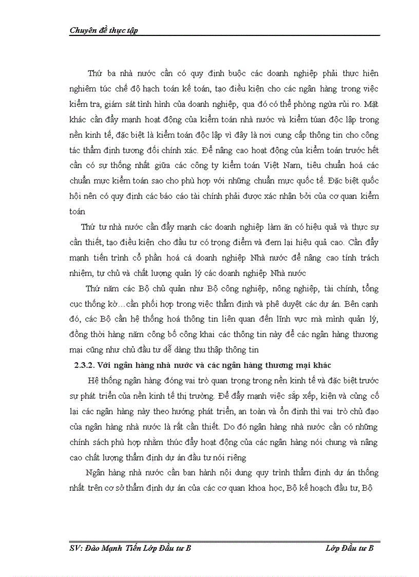image for page Thẩm định tài chính dự án đầu tư tại ngân hàng thương mại cổ phần kỹ thương Việt Nam Techcombank Thực trạng và giải pháp 1