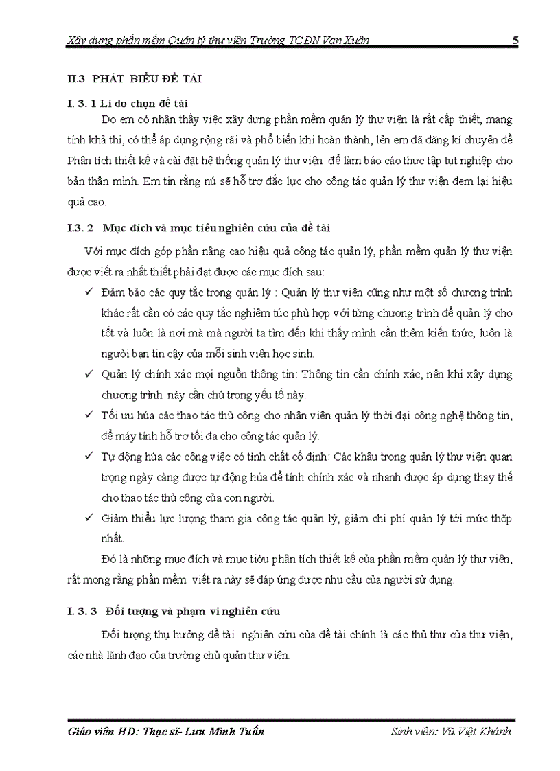 image for page Xây dựng phần mềm quản lý thư viện Trường Trung cấp đa nghành Vạn Xuân