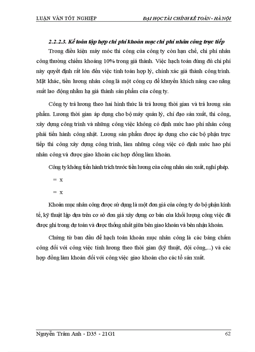 image for page Tổ chức công tác kế toán xác định chi phí sản xuất và tính giá thành sản phẩm 1