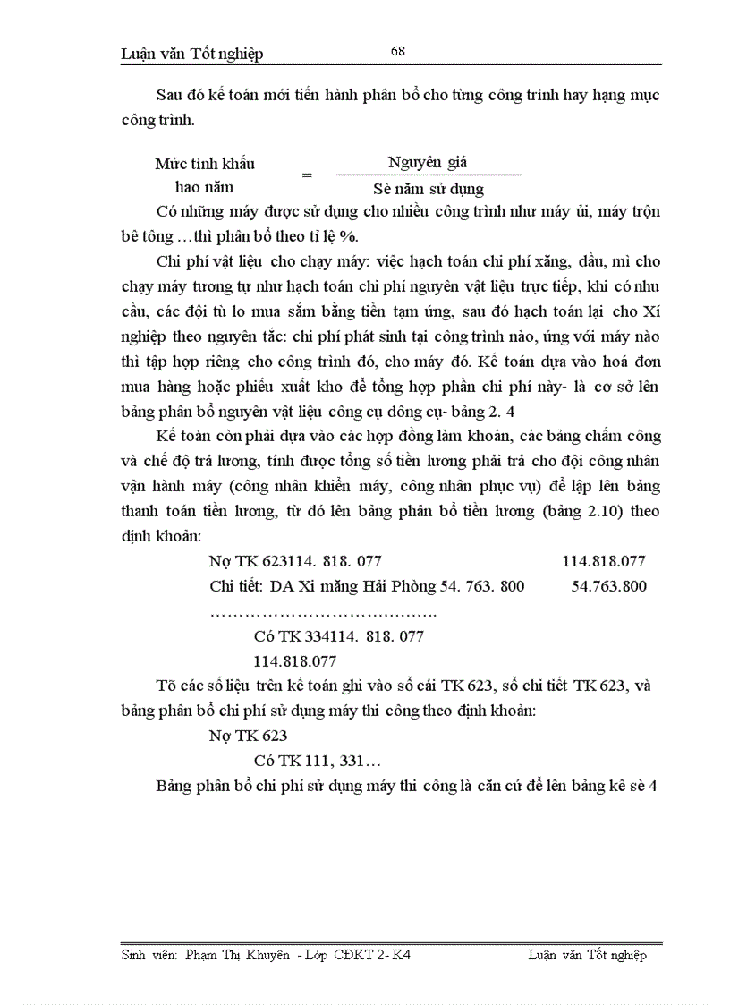 image for page Hoàn thiện công tác kế toán tập hợp chi phí sản xuất và tính giá thành sản phẩm xây lắp tại Xí nghiệp xây lắp H36 Công ty xây lắp hoá chất 1