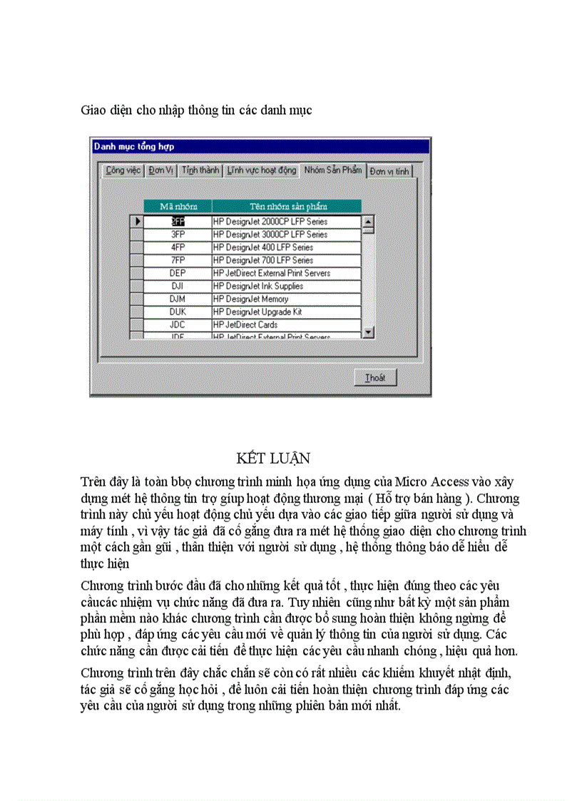 image for page Chương trình được xây dựng trên hệ quản trị cơ sở dữ liệu Microsoft Access