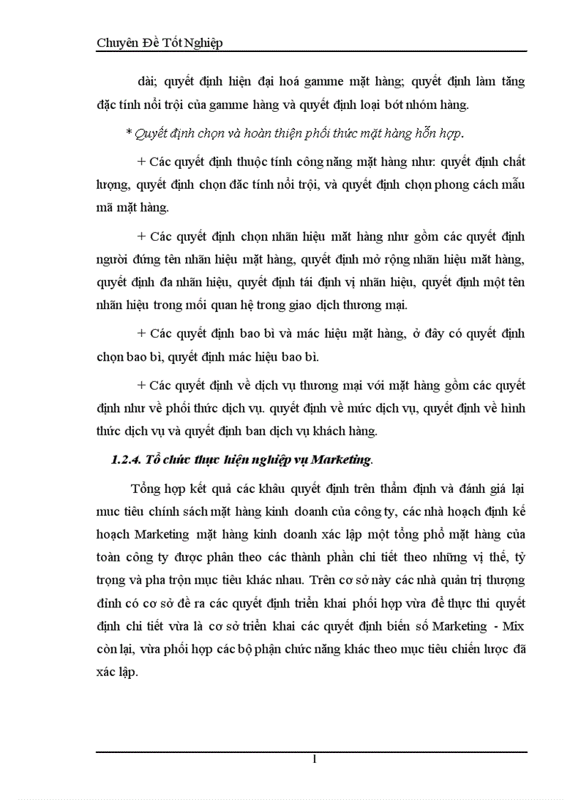 image for page Hoàn thiện nghiệp vụ Marketing mặt hàng kinh doanh tại cửa hàng thương mại 1174 đường Láng thuộc Công ty cổ phần thương mại Cầu Giấy 1