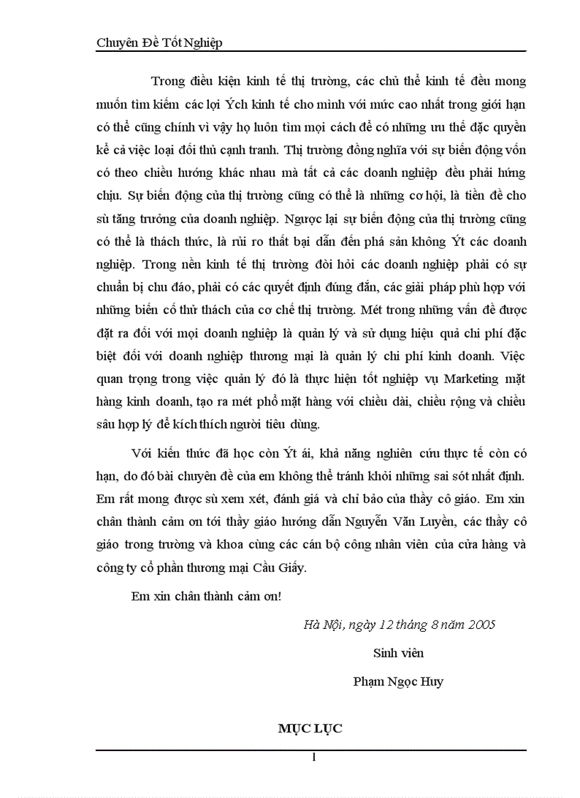 image for page Hoàn thiện nghiệp vụ Marketing mặt hàng kinh doanh tại cửa hàng thương mại 1174 đường Láng thuộc Công ty cổ phần thương mại Cầu Giấy 1