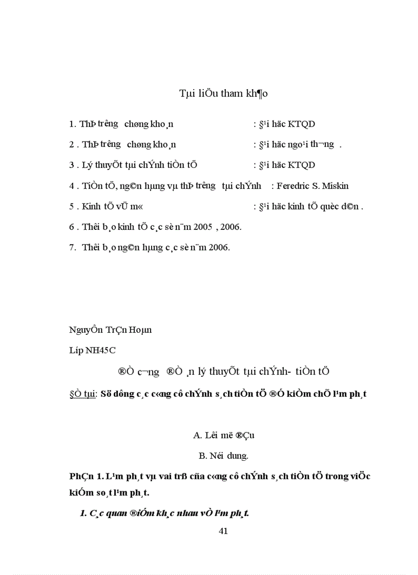 image for page Sử dụng chính sách tiền tệ nhằm kiểm soát lạm phát 1